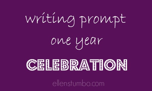 Writing prompt one year celebration
