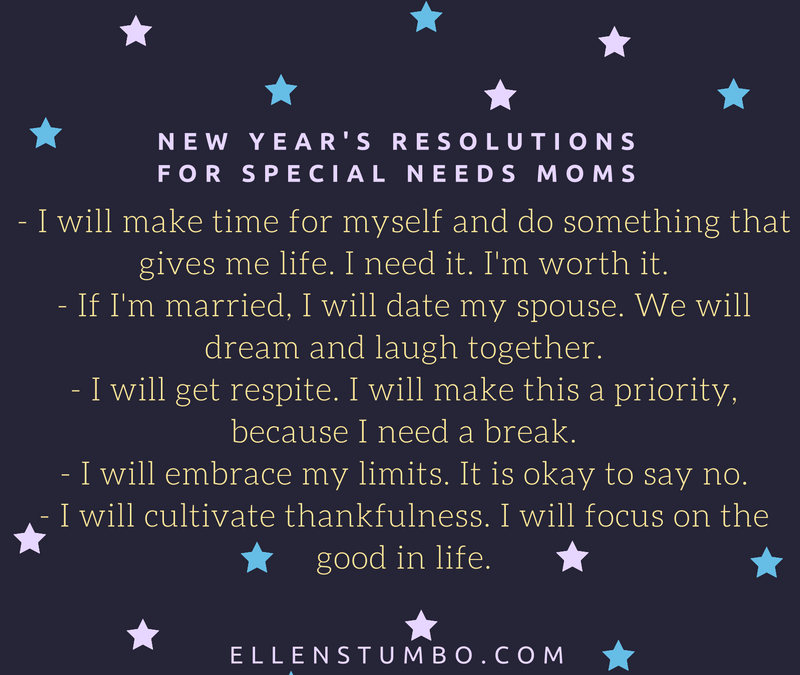 New Year’s Resolutions for Special Needs Moms