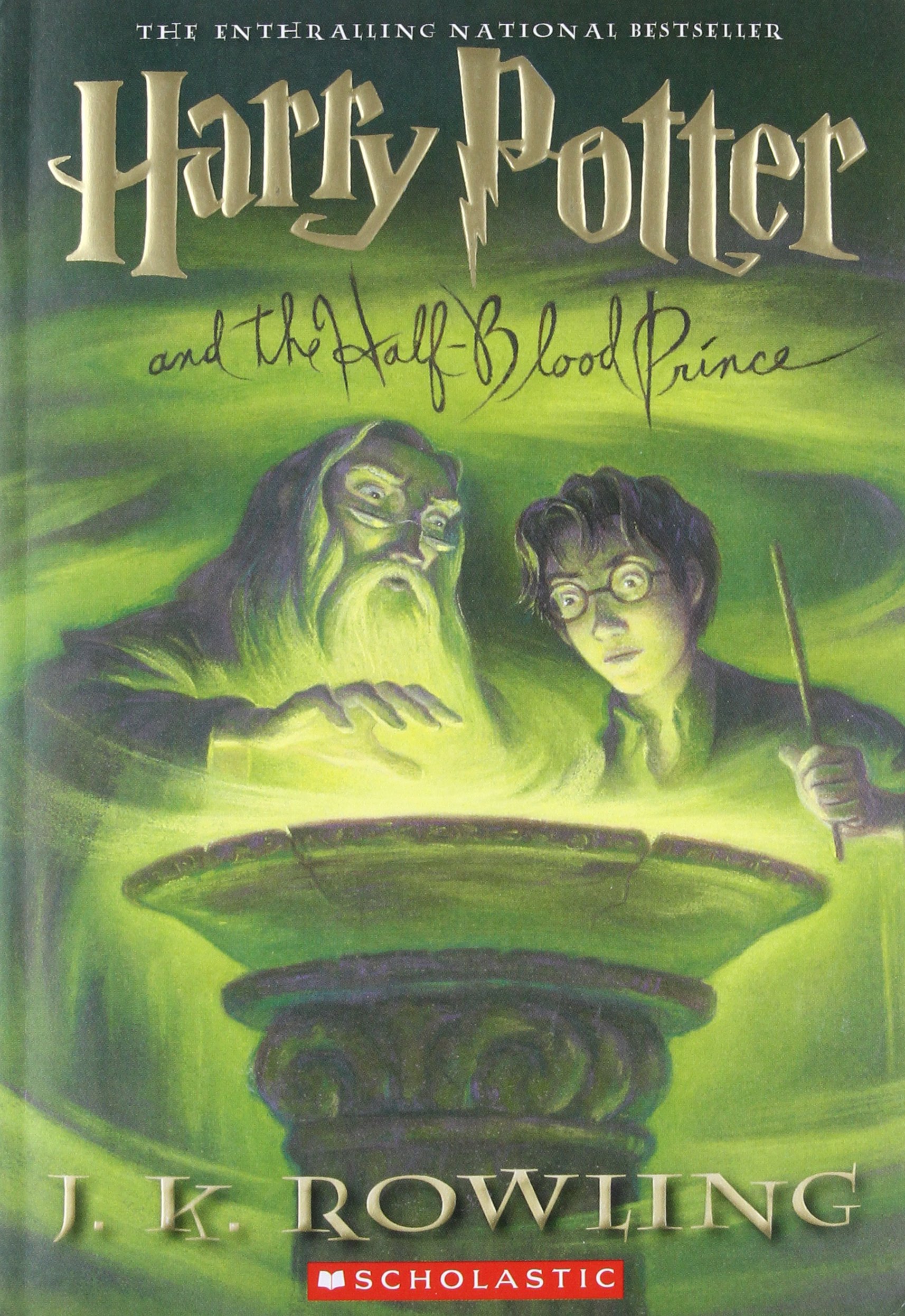 Harry Potter and the Half Blood Prince book cover